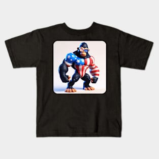 Grumpy Gorilla #5 Kids T-Shirt